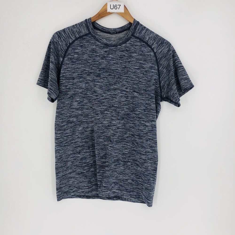 Lululemon Men Heather Gray Short Sleeve Swiftly Tech Running T-Shirt Size Small